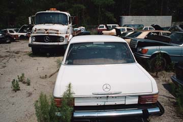 Junkyard mercedes parts #1