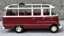 Norev 1:18 1960 Mercedes Benz 0319 Bus, Red/Cream