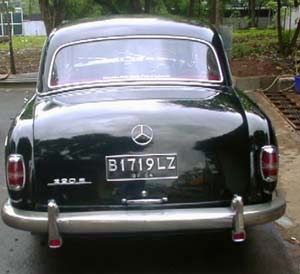 1958 Mercedes 220s webasto #3