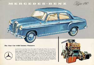 Mercedes-Benz Ponton Sales Brochures and Pamphlets